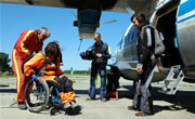 инвалид колясочник парашютный спорт